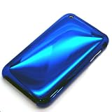 Rix iJacket iPhone 3GS/3G用 カラーシールド フルサイズ液晶保護フィルム付属 メタルブルー RX-IPCCPH2BL