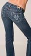 Paige Premium Denim Laurel Canyon in Dark Clean