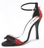 Women's 425-Chelsea 4 Heel Sandal With Bow And Lace