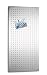 Magnetic memo board perforated stainless steel Blomus MURO