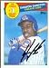 Shawon Dunston Autographed/Hand Signed Baseball Card (Chicago Cubs) 1985 Topps 1982 #1 Draft Pick