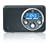 Boston Acoustics HSOLOMDNT Horizon Solo AM/FM Radio With Auxiliary Input (Midnight)