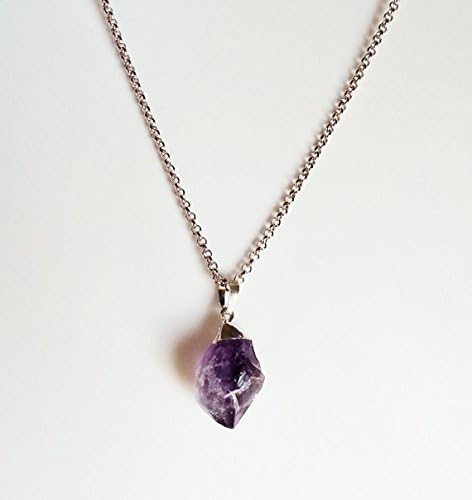 RAW AMETHST CRYSTAL NECKLACE