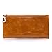 AINIMOER Women Long Leather Wallet Zipper Large Capacity Clutch Phone Holder Purse