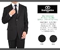 メンズ フォーマル 裏メッシュ ２ツ釦 ブラックスーツ DanValentino [礼服・礼装用・婚礼用]