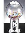 Godinger Nickel Plated Gumball & Candy Dispenser