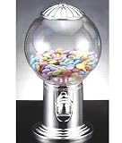 SILVER CANDY DISPENSER - SILVER TOP CANDY DISPENSER - candy dispenser