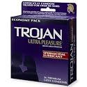 36 Trojan Ultra Pleasure Spermicidal Lubricated Latex Condoms - Economy Pack!