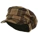 Plaid Flannel Combat Hat-Brown Camel W16S62C