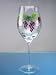 Bacchus Crystal Grape 15oz Wine Goblet Glasses (Set of 4)