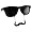 Black Frame & Lenses (Style 1)