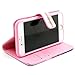 Vogue 4014078 Synthetic Leather Flip Case with Wallet Card Slots and All-around TPU Inner, Magnetic Skin Cover for iPhone 6S - Never Stop Dreaming