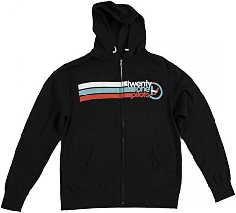 Twenty One Pilots Hoodies Men Print Sweatshirt Casual Men's Clothing Jacket Zipper (Small, Black)