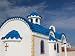 Greek Orthodox Chapel, Port of Kyllini, Peloponnese, Greece Photographic Poster Print by Walter Bibikow, 12x9