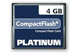 Platinum CF Card Compact Flash 4GB Speicherkarte (original Handelsverpackung)