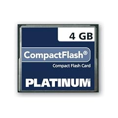 Platinum 4 GB Typ 1 Compact Flash (CF) Speicherkarte (Original Handelsverpackung)