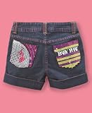 Baby Phat Little Girl Cuffed Denim Shorts