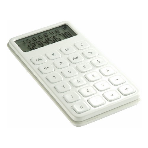 LEXON ELA POCKET Calculator ホワイト LC58-W