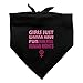 Girls Just Wanna Have Fundamental Rights Dog Pet Bandana - Black