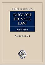 English Private Law (Oxford English law)