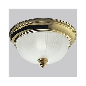 Progress Ceiling Lighting Flush Mount Prescott Polished Brass by Progress