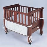 Cherry Sleigh Bed Co-Sleeper
