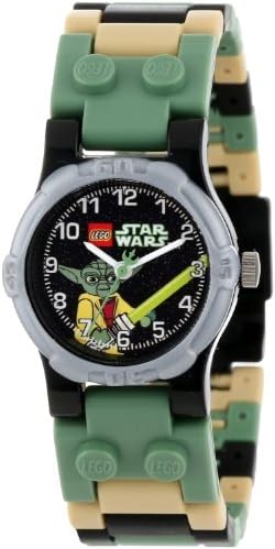 Lego Star Wars Yoda Kids Childrens Boys Wrist Watch with Minifigure Brand New Good Quality Fast Shipping Ship Worldwide From Hengheng Shop
