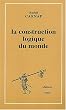 La construction logique du monde