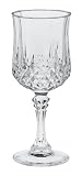 Cristal D'Arques Longchamp 6-Ounce Wine Goblet, Set of 4