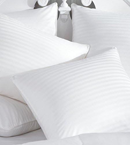 King Pillow Protectors (2 Per Pack) 500 Thread Count 100% Cotton Zippered White (20" x 36")