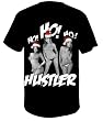 DIRTY CHRISTMAS SHIRTS - NAUGHTY CHRISTMAS T-SHIRTS - HO HO HO HUSTLER TOPLESS GIRLS SHIRTS