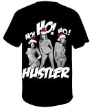 DIRTY CHRISTMAS SHIRTS - NAUGHTY CHRISTMAS T-SHIRTS - HO HO HO HUSTLER TOPLESS GIRLS SHIRTS
