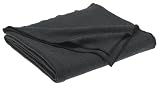 Review Faribault Mills ILLU8BLACTWL1SW / Faribault Mills Illusions Twin Blanket, Charcoal Black