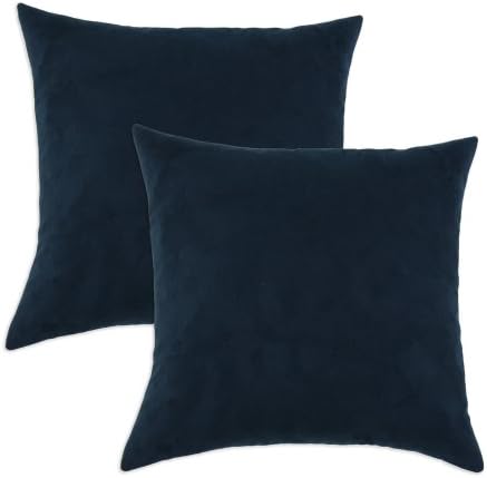 Chooty Slam Dunk Navy Simply Soft  17 by 17-Inch KE Synthetic Down Like Fiber Pillow, Set of 2