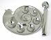 Stainless Steel Escargot Plate with a Serving Tong