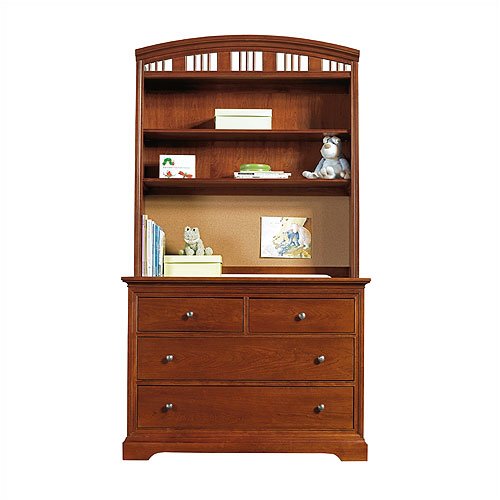 Young America by Stanley GenAmerica Classic Cherry Dresser and Hutch GenAmerica Classic Cherry Singl