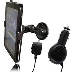 Wicked "Hold" f�r Samsung Galaxy Tab 7.0 (nicht f�r Galaxy Tab 7.0 Plus N) KFZ Halterung vibrationsfreie Autohalterung - auch f�r Landscape Modus + KFZ Ladekabel 12/24V 2000 mAh