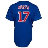 MLB Men's Chicago Cubs Matt Garza Royal Alternate Short Sleeve 6 Button Synthetic Replica Baseball Jersey Spring 2012  (Royal, Medium)