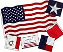 Valley Forge 3-Foot x 5-Foot Nylon United States Flag With Sewn Stripes & Embroidered Stars
