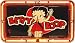 Betty Boop Neon License Plate Clock