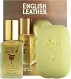 English Leather for Men 2 Piece Set Includes: 1.0 oz Cologne Pour + 3.5 oz Soap