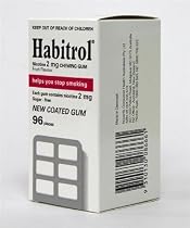 Habitrol Coated Nicotine Gum 3 Boxes Fruit 288 Pieces 2mg