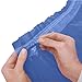 Premium Royal Blue Solid Plastic Table Skirt 29