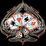 Four Of A Kind~poker Adult T-Shirt
