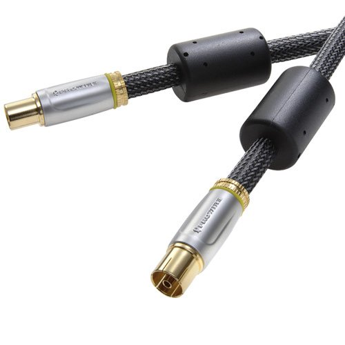 Prowire High-End TV/Radio Antennenkabel (Koax-Stecker - Koax-Kupplung, Schirmungsma&szlig; 120 d Preisvergleich