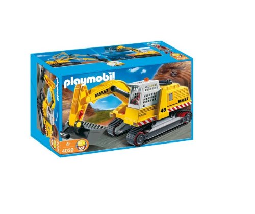 Playmobil - 4039 - Jeu de construction - Excavateur géant