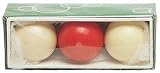 Produkt-Bild: Sport-Otto Billiardkugeln 47-56mm 2 wei&szlig;e 1 rot