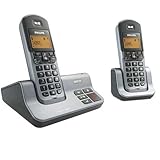 Philips 6.0 Dect Cordless Phone Answering Machine with 2 Handsets