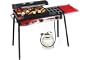 Camp Chef SPG-90B Big Gas 3 Sports Grill, Black/Red