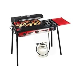  Camp Chef SPG-90B Big Gas 3 Sports Grill, Black/Red